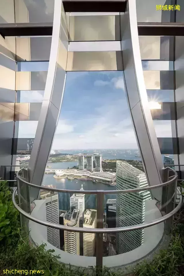 CapitaSpring大楼新加坡最新地标竣工,空中花园开放参观