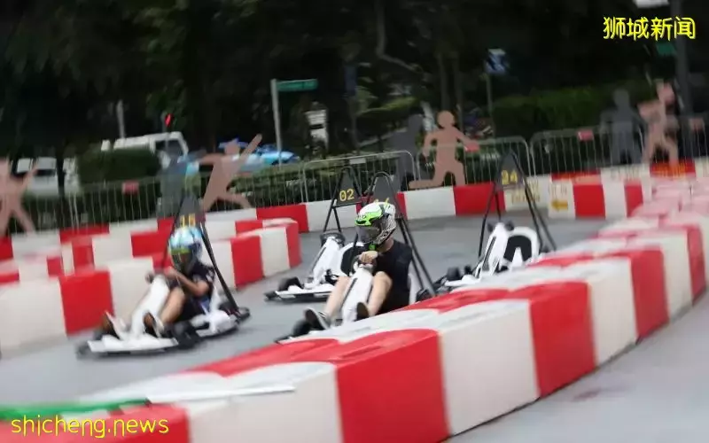 乌节路设临时电动卡丁车赛道