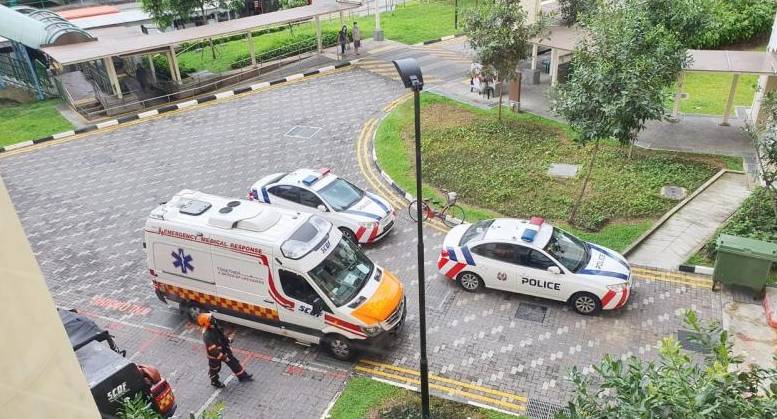 危站11楼墙沿 ‧ 七旬阿叔闹跳楼 