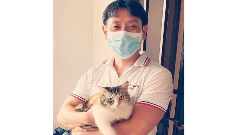 黄国光在国会上呼吁：允许组屋居民养猫