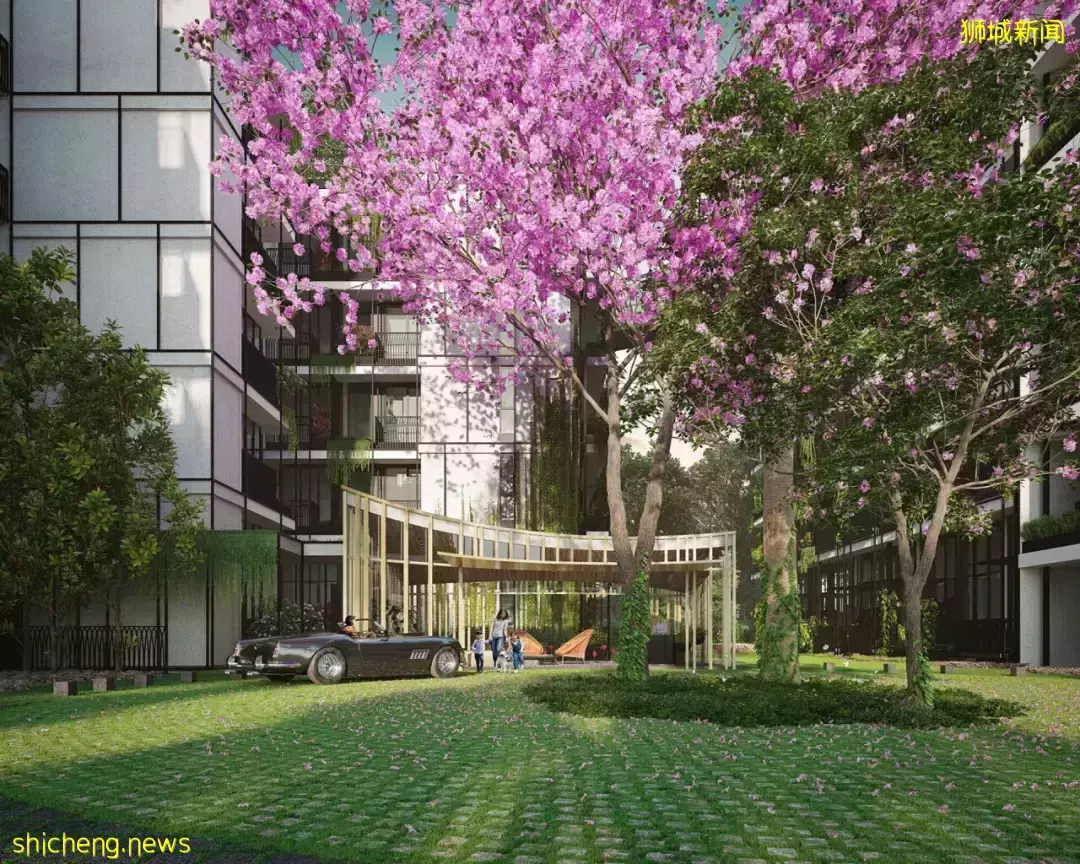 新加坡又出全景观公寓,示范了真正的花园式小区