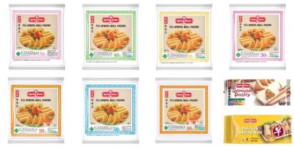 或含未申报过敏原 狮城食品局召回多款春卷皮