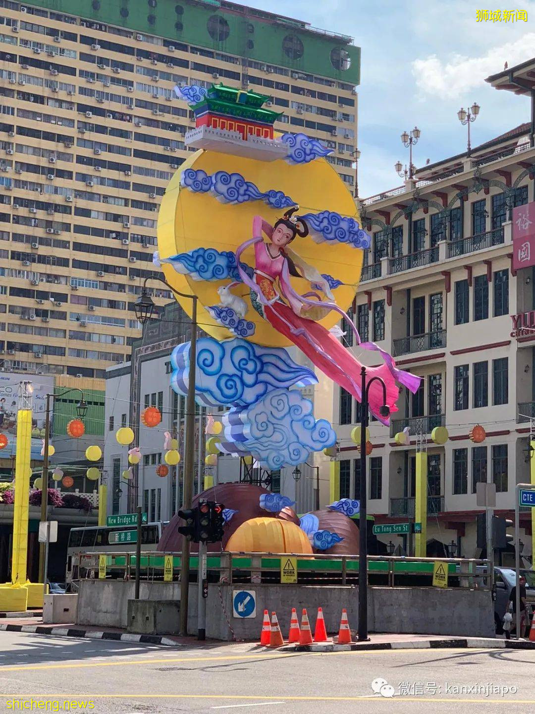 牛车水中秋灯饰剧透!这么多年终于见到正常版嫦娥了