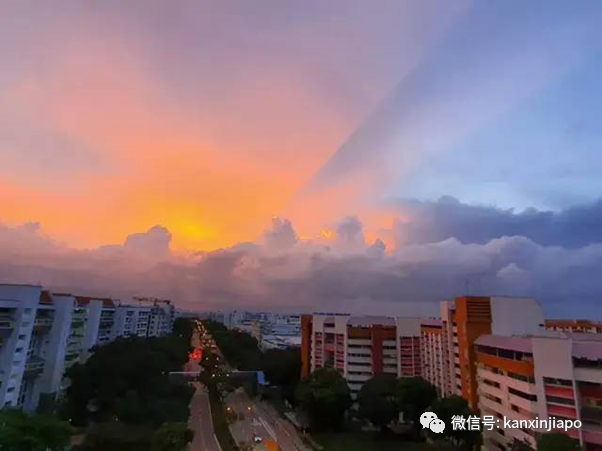 短暂的放晴,极美的落日!气象署:雨季很可能将持续到明年3月