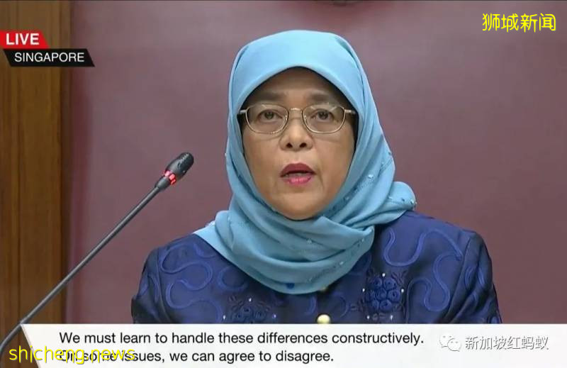 總統發表施政方針：新加坡人應對身爲公民的權利與特權有信心