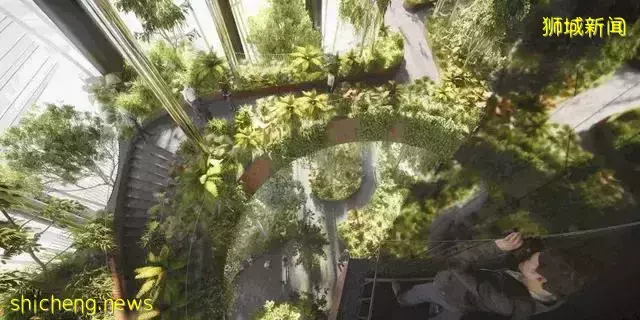 CapitaSpring大楼新加坡最新地标竣工,空中花园开放参观