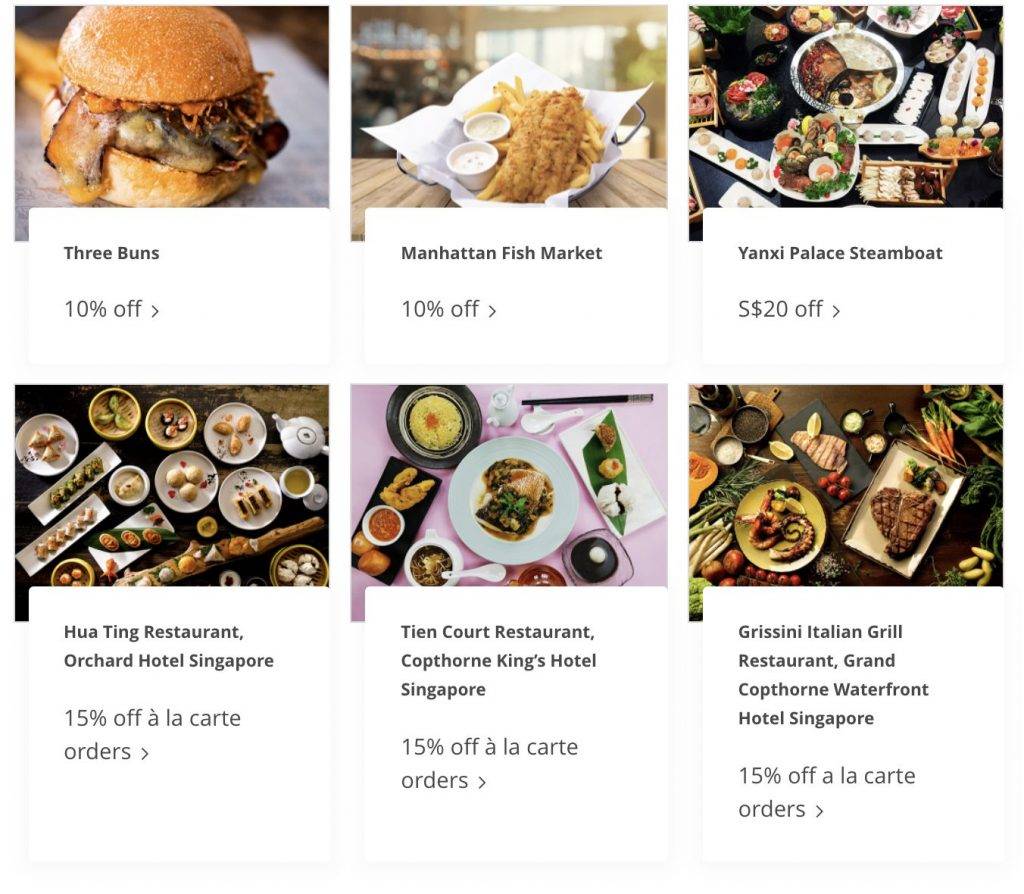 OCBC聯手本地80+家精選餐廳,推出持卡人專屬買一送一、7折優惠!有效期至6月30日