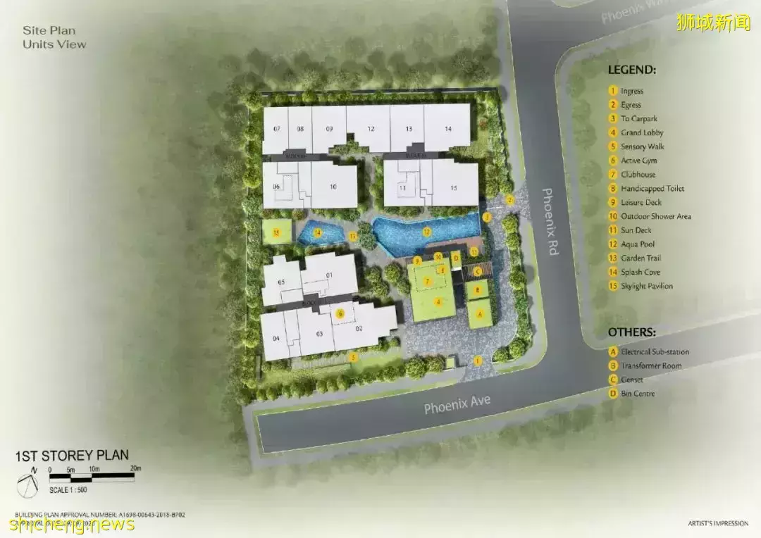 Phoenix Residences[D23區武吉班讓 低密度公寓]