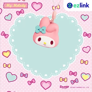 太！可！愛！啦！Ez Link推出My Melody立體頭像Ez Charm，快去買呀
