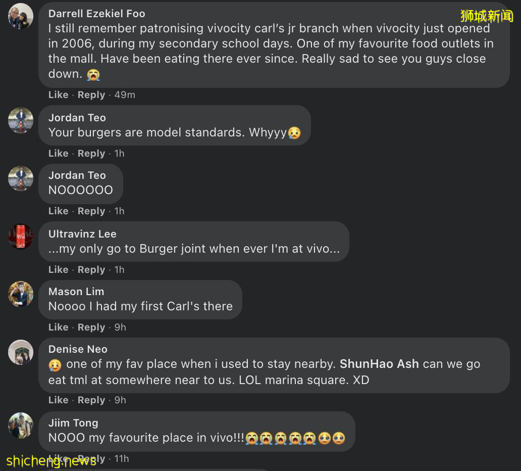 Carl’s Jr VivoCity門店今天最後一天營業！15年營業曆史成往事