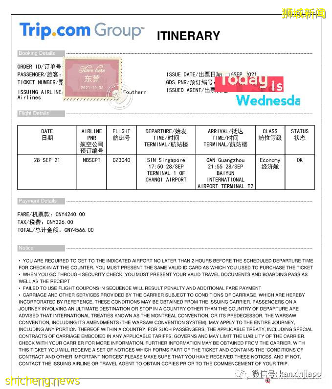 13歲女兒獨自從新加坡飛中國，超詳細攻略來了