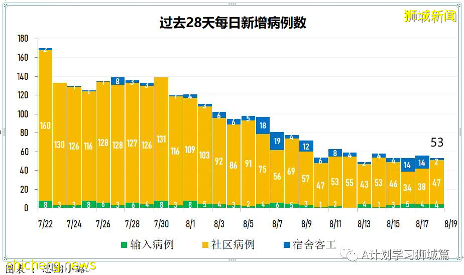 8月19日，新加坡疫情：新增32起，其中本土29起，輸入3起；公立培群學校一名小五生確診