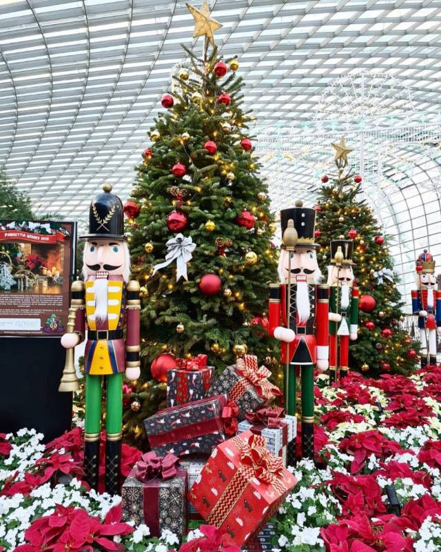 濱海灣花穹聖誕展🎄 歐洲城堡、聖誕花卉、巨型雕塑!Poinsettia Wishes 票價從S$8起