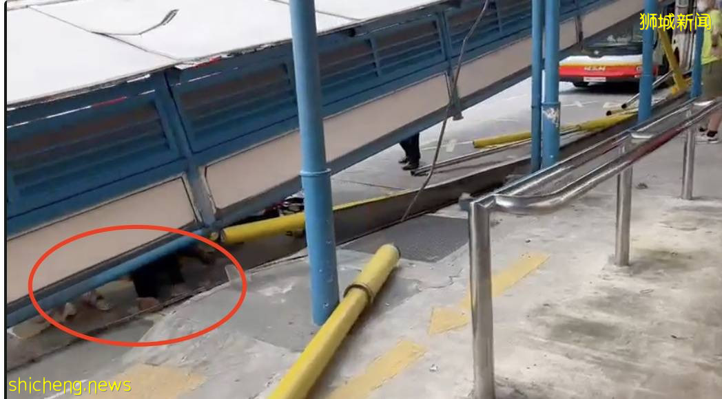 實拍新加坡巴士撞進德士站!頂棚倒塌、多人受傷,部長到場