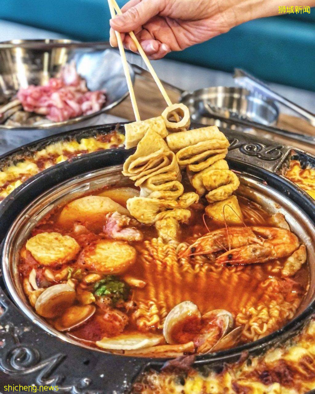 “90 Minutes”$14.90++暢吃韓式年糕火鍋🥘30多種食材、七種醬料湯底,自助餐走起