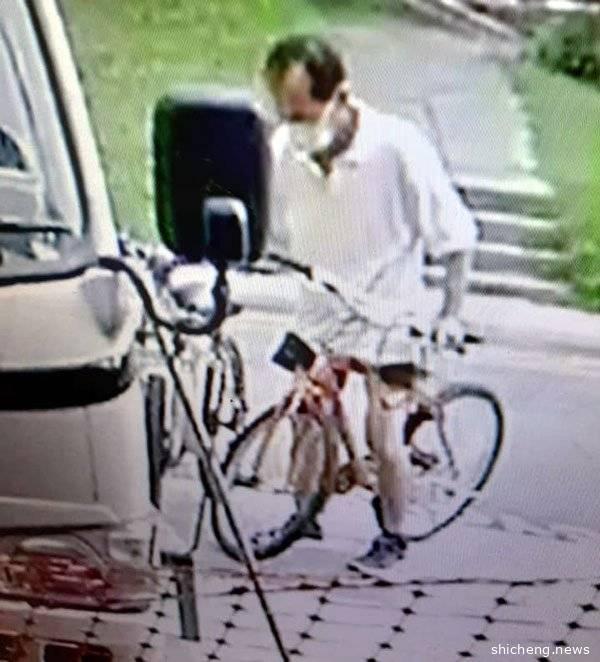骑脚车来偷脚车 电眼尽录阿叔行径