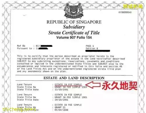 新加坡地契種類：永久、999年、99年或60年，該怎麽選