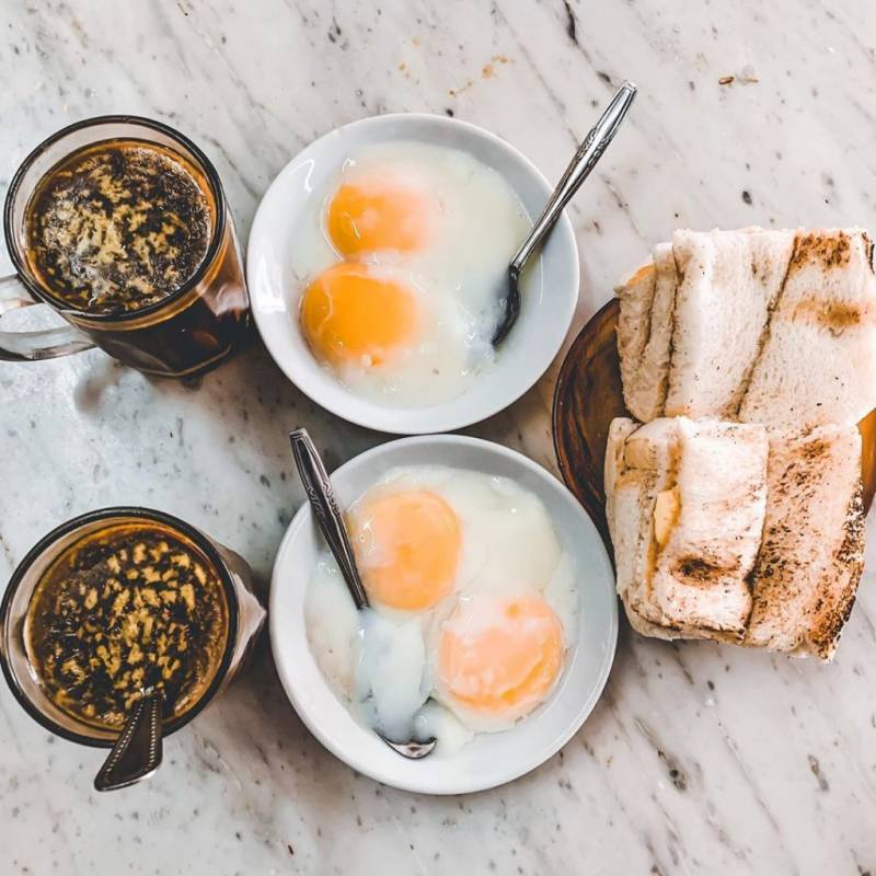 早起鸟儿吃早餐!新加坡古早味咖啡店,传统老字号☕️ 牛油咖啡你喝过吗