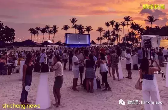 亚洲最美户外影院,原来在新加坡的这个沙滩