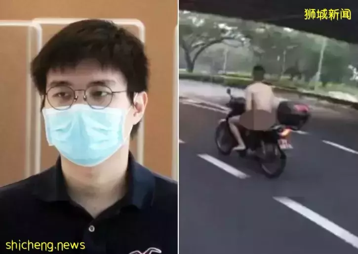 新加坡男子裸體騎摩托車，被網友拍下視頻