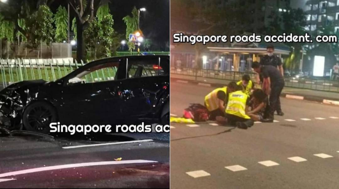 新加坡轿车拒绝交警临检,冲撞路人后逃逸!嫌犯遭警方通缉