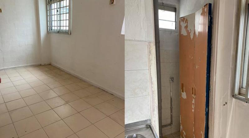 单亲妈妈获配租赁组屋单位 厕坏砖裂如“鬼屋”