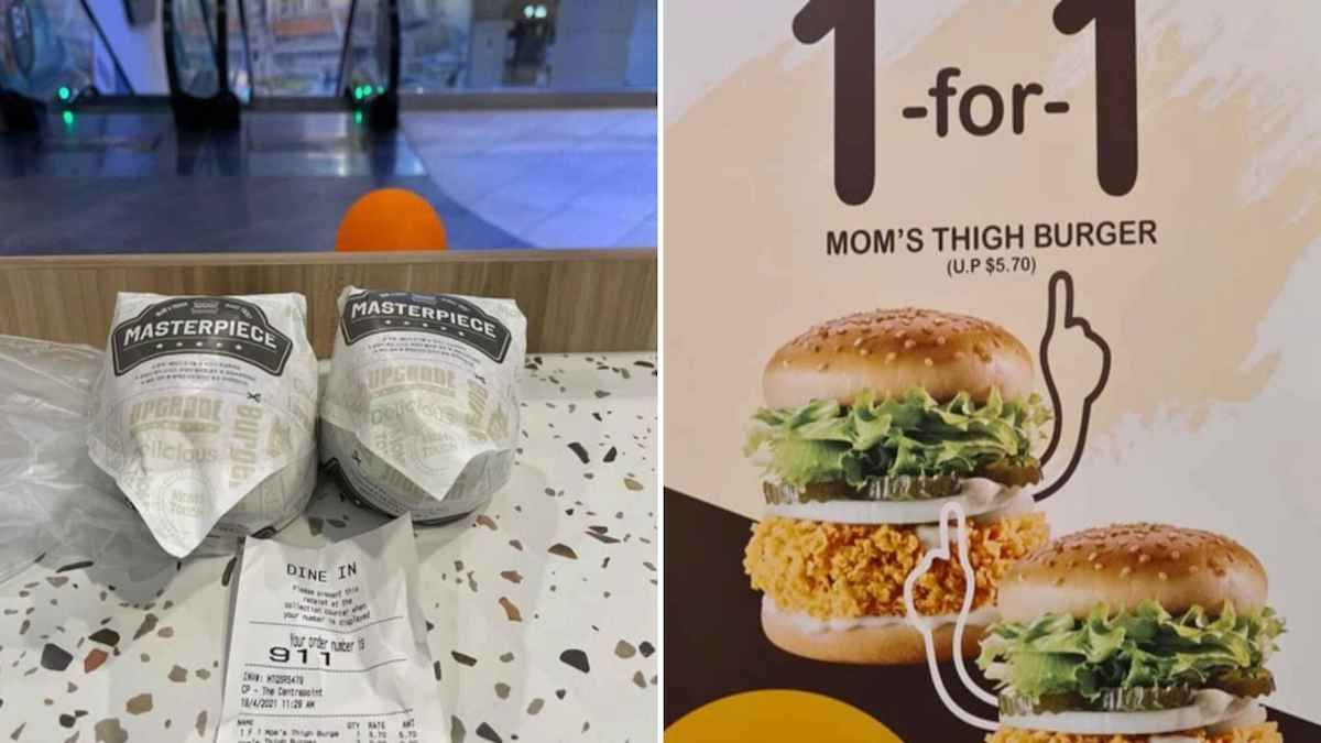 走过乌节路Centre point记得到#B1″Mom’s Touch”买知名韩国汉堡 (买1送1)