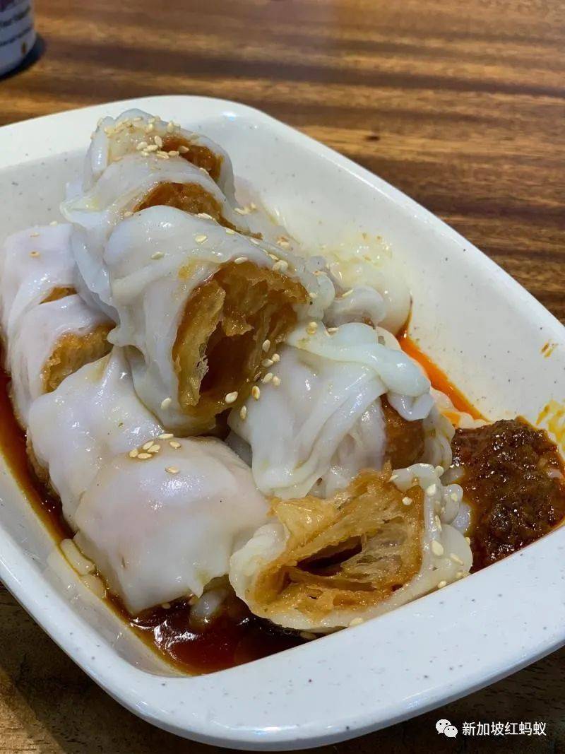 在新加坡能吃到的豬腸粉口味,比想像中的還要出乎意料