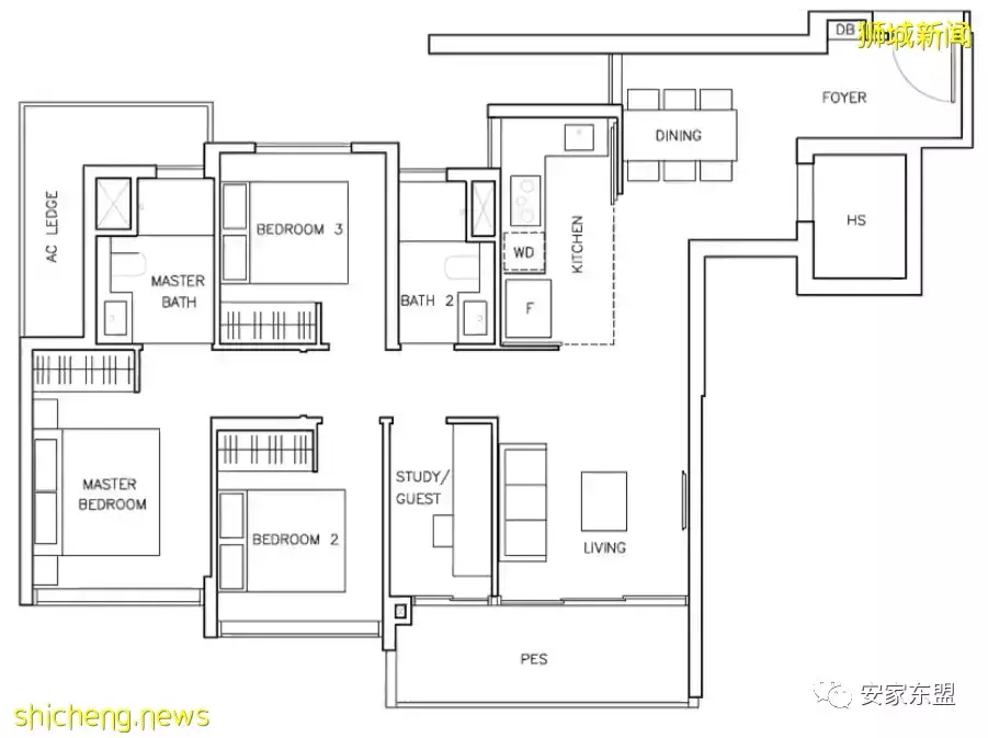 靠地铁站和三个商场今年最便宜的项目将于2月26日开盘,户型图新鲜出炉,欢迎预约前来看房