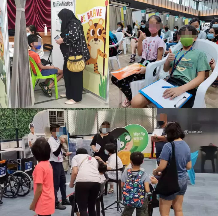 新加坡兒童疫苗開打,現場孩子們的反應亮了