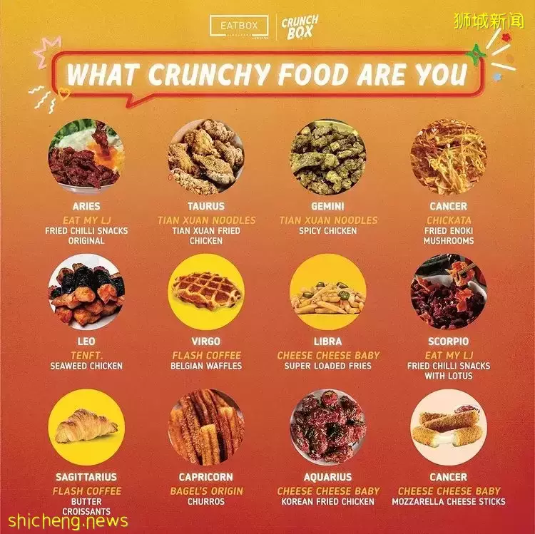 Eatbox限时三天快闪活动“Crunchbox”将登场!全场各种酥脆美食,本周末来这里开吃👏
