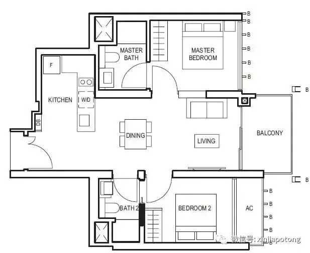 武吉知马上段,5分钟到山景道地铁站
