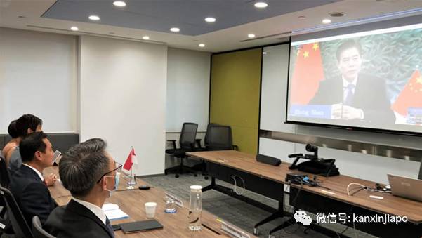 新中再通视频会议,深入交流环保生态、贸易投资等合作