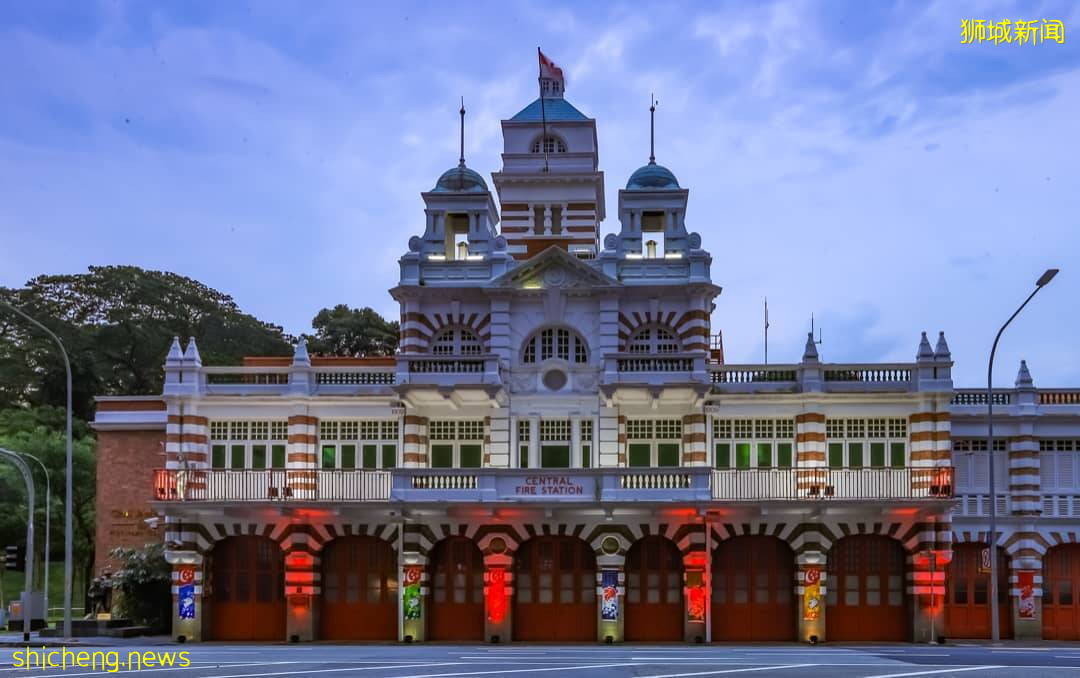 欢庆国庆🎉新加坡7栋历史建筑亮灯啦!整个八月份、投射国旗灯影✨夜幕低垂前去打卡咯📷