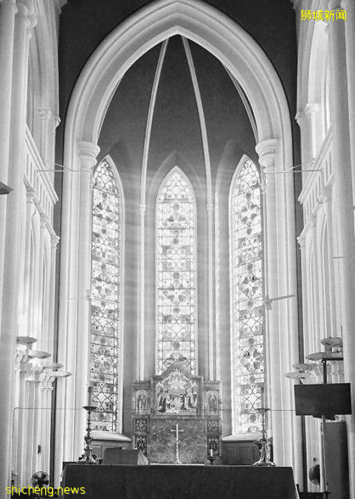 新加坡的这所教堂,被誉为是“最白”的教堂