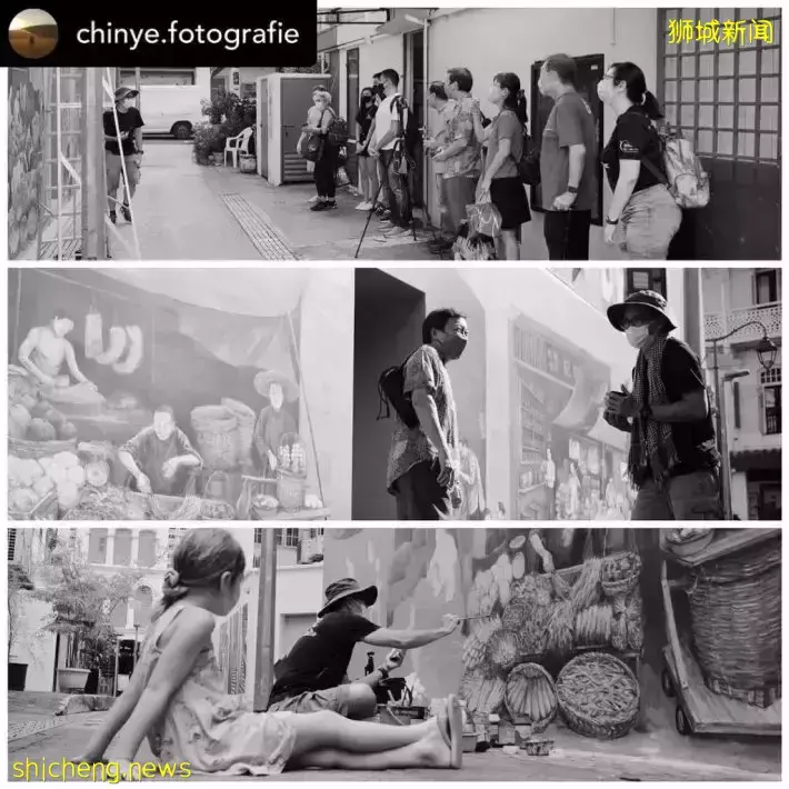 牛车水新增多幅巨型壁画,本地艺术家爆肝24天!超有趣互动体验快来打卡