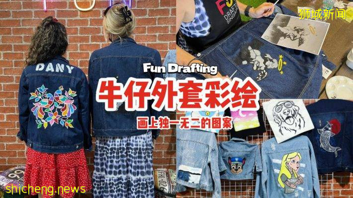 Fun Drafting牛仔外套客制化图案体验！发挥创意、画上可爱图案，制作独一无二的衣服🎨