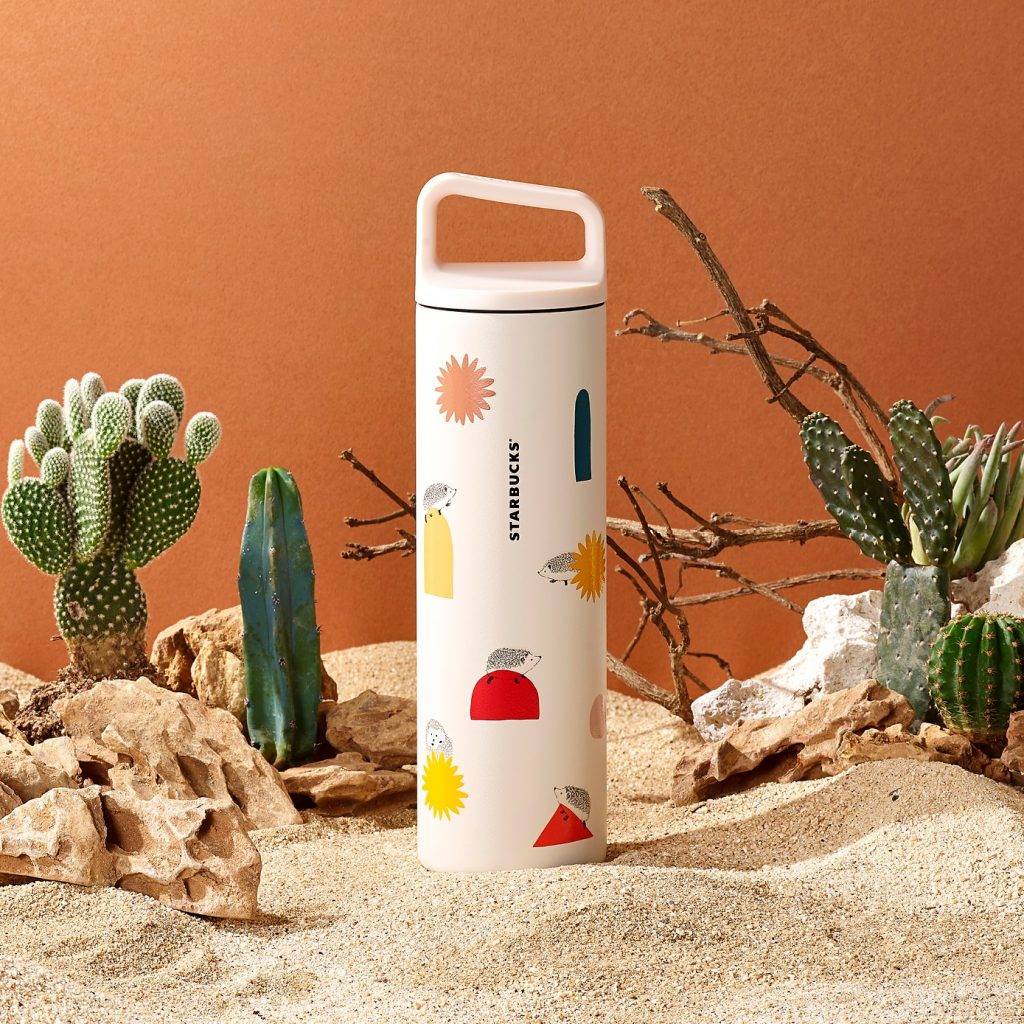 Starbucks新品开售👉快乐小刺猬➕沙漠仙人掌主题🌵治愈可爱、萌出天际，钱包准备被掏空💸 