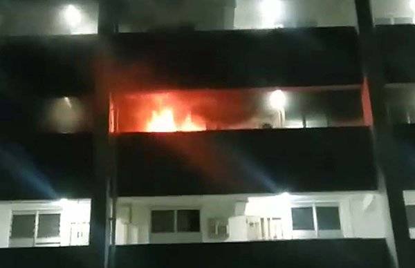 疑遭人恶作剧引火 一家老小惊慌逃命