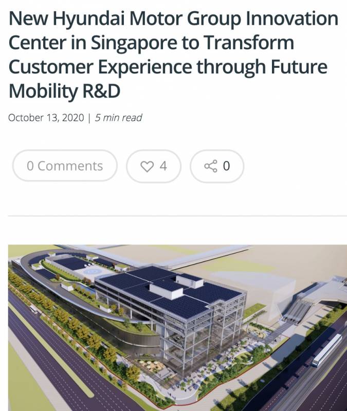 韩国现代斥资4亿新币在新加坡建车厂!李显龙亲自出席