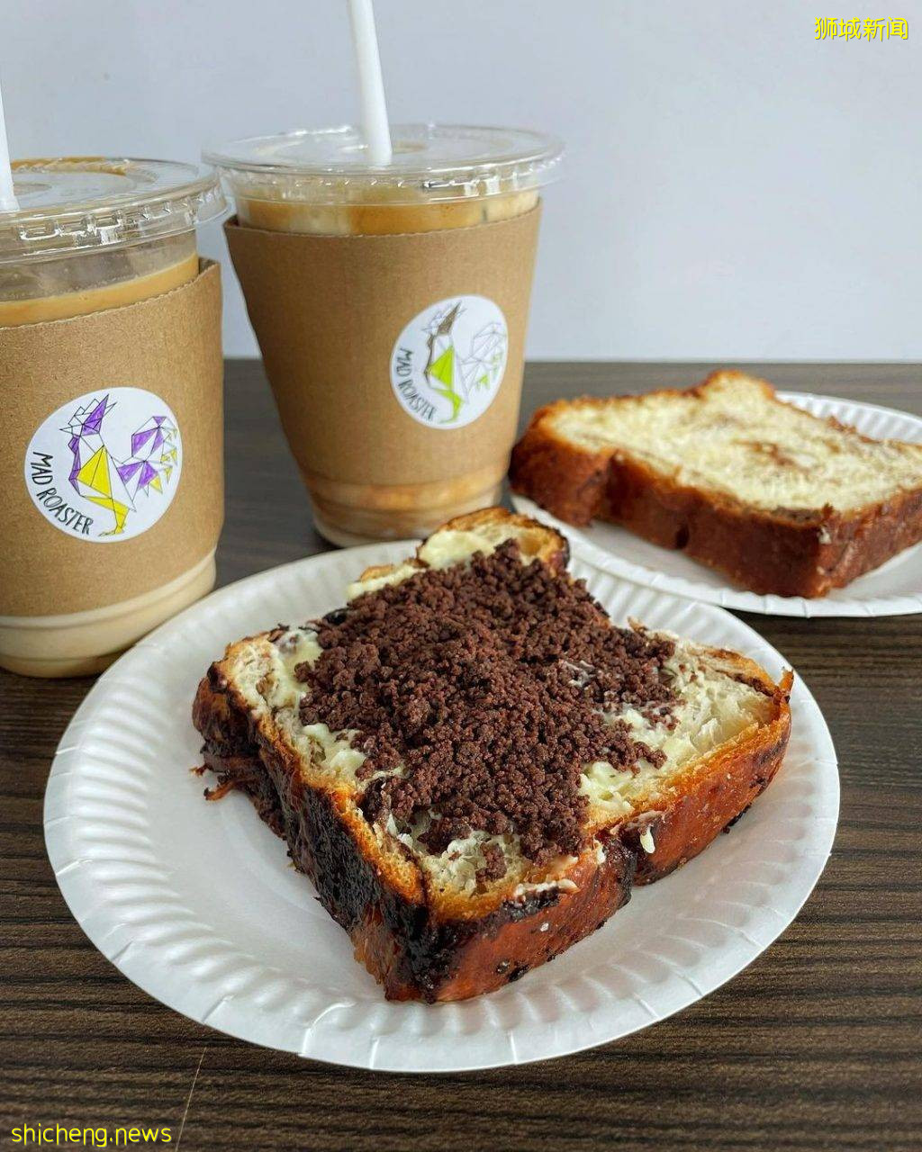 藏在小販中心的咖啡館Mad Roaster☕手作Babka和Brioche吐司很誘人🍞喝咖啡做善事、幫助難民