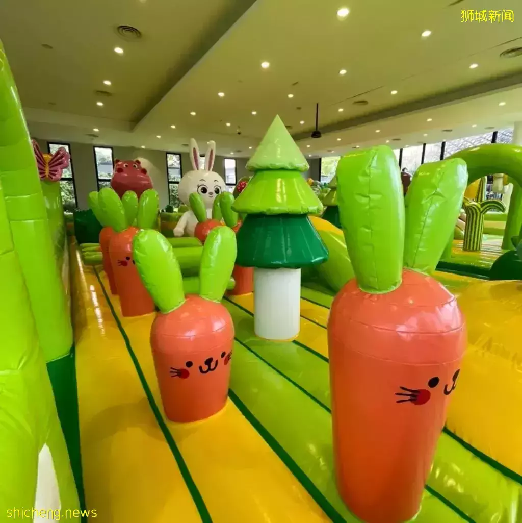 Kiztopia充气城堡登陆滨海湾花园!8大主题区:迷宫、海洋球池、障碍训练场✨爸妈快带娃来玩