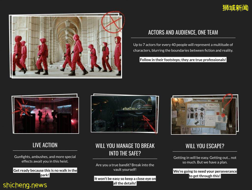 高分西语神剧《纸房子》同款线下剧本杀即将登陆新加坡,Netflix亲自监制,超刺激游戏体验不容错过