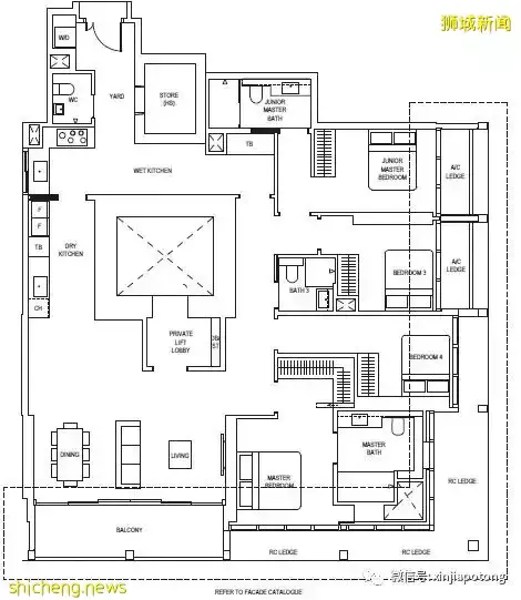 ​康甯河灣 新加坡河畔新地標，兩大著名發展商，背山靠水，風水佳，稀缺綜合項目