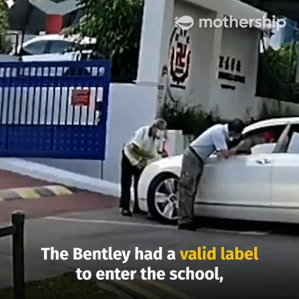 对话曝光!新加坡“宾利男”开车冲撞学校保安,被全岛痛骂