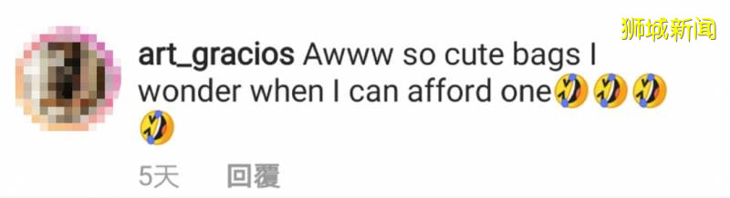 新加坡爱马仕女王晒新包,网友:老包能送我吗