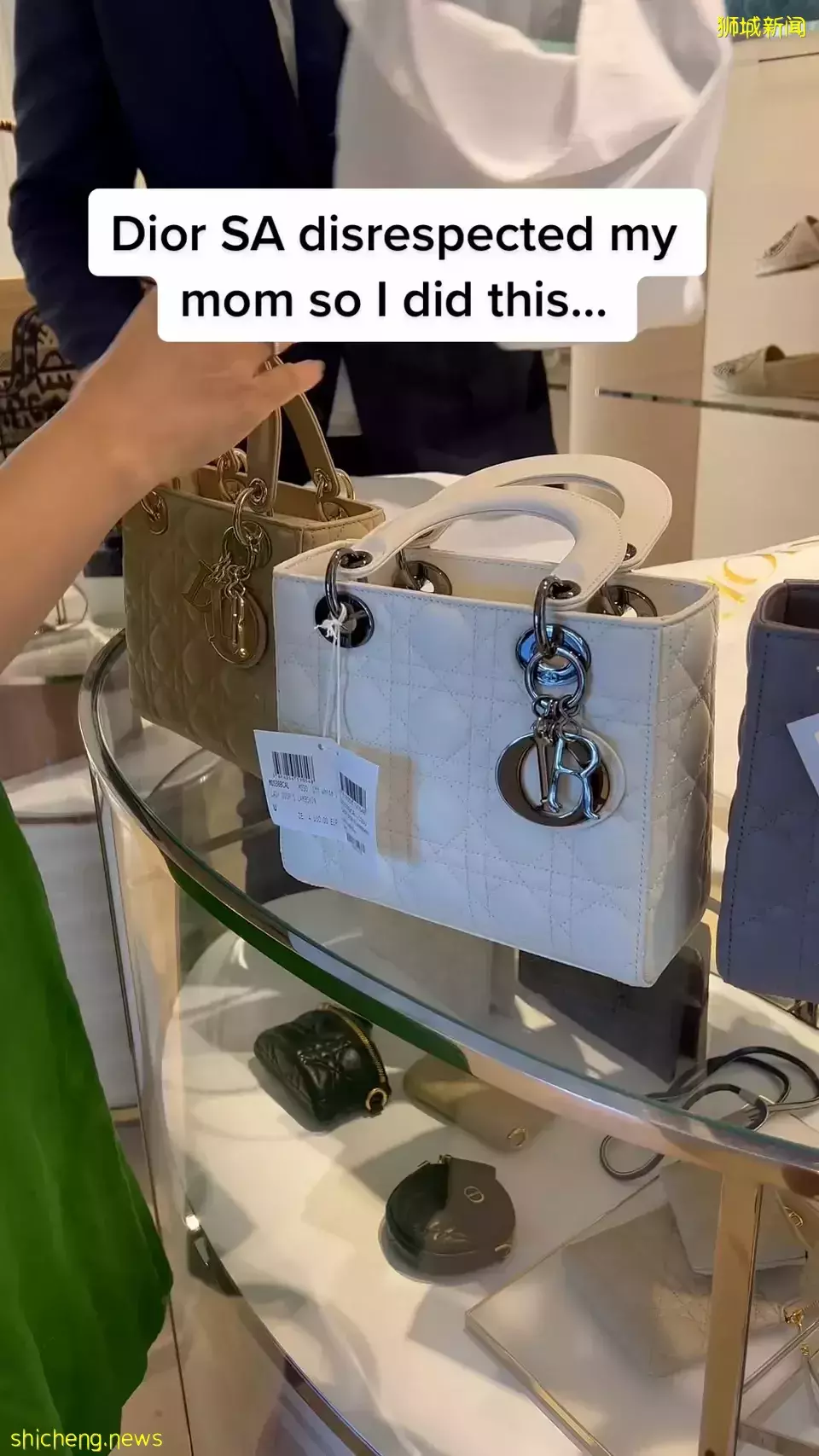“我的妈妈在罗马奢侈品店遭遇店员白眼,我是这么反击的!”