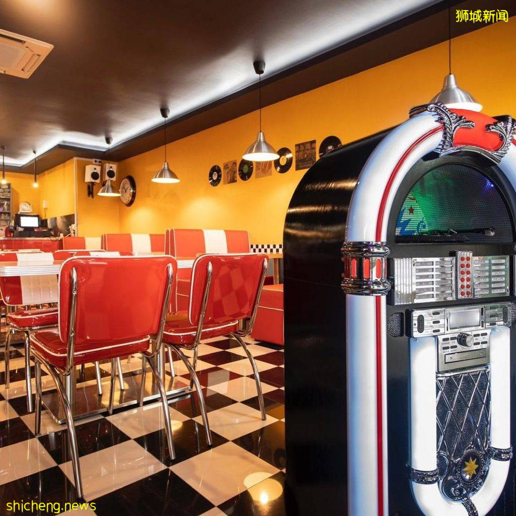 新店開張🎉 實龍崗新開“Joji's Diner”美式複古咖啡廳！神還原美劇場景⏳坡島上滿足出國的欲望