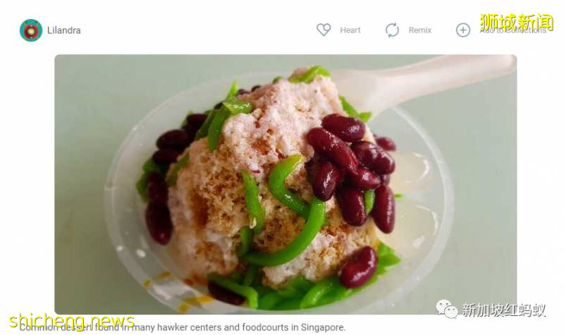 美國男明星線上廣征新加坡美食照 你覺得哪種食物最具代表性