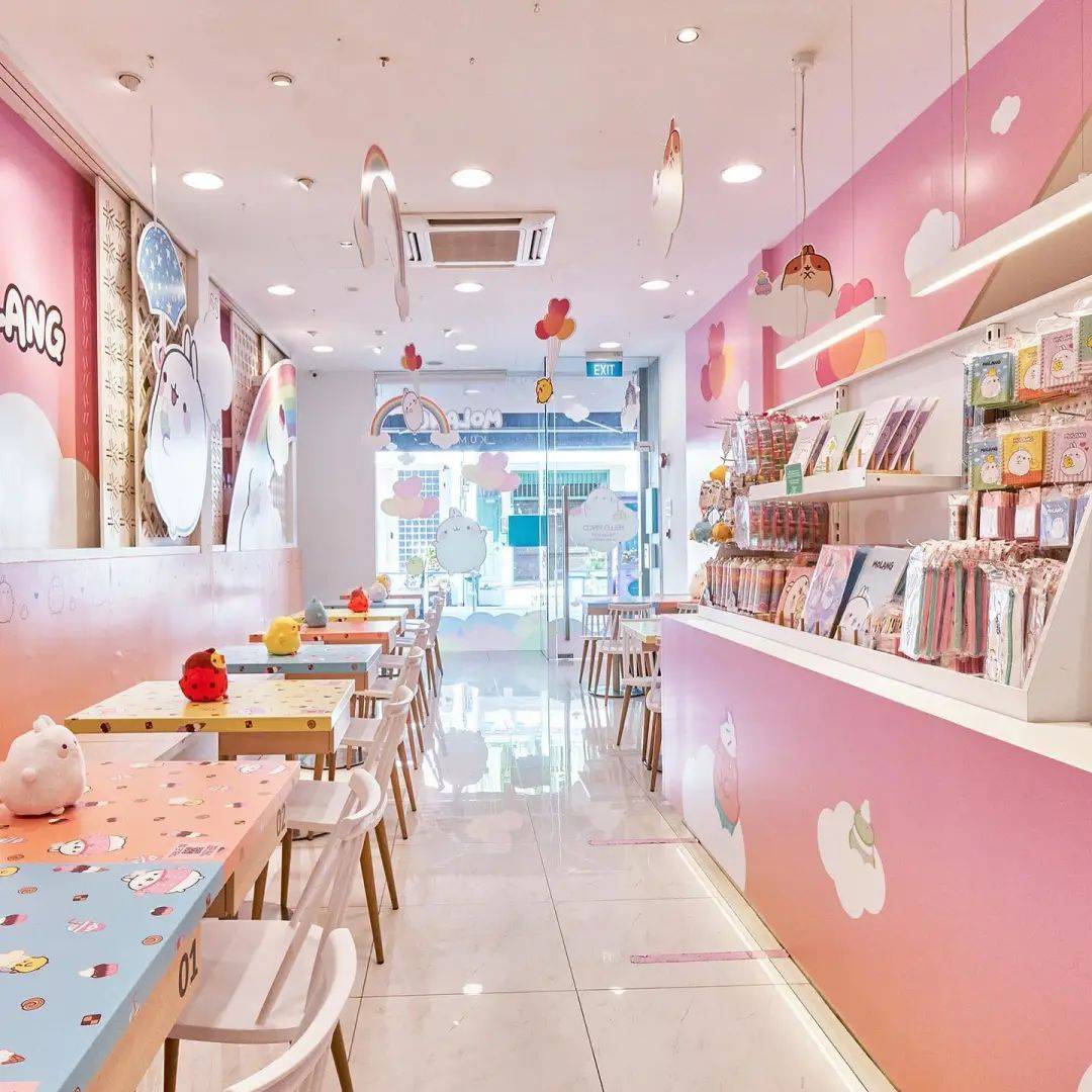 韩国可爱胖兔子Molang来新加坡啦!空降快闪咖啡厅简直萌翻了